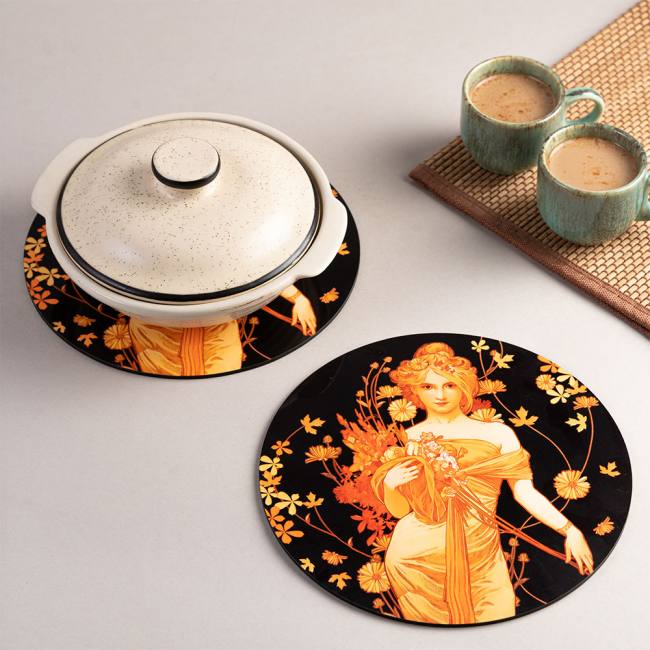 Wooden Coasters (Set of 2) - Old Masters
