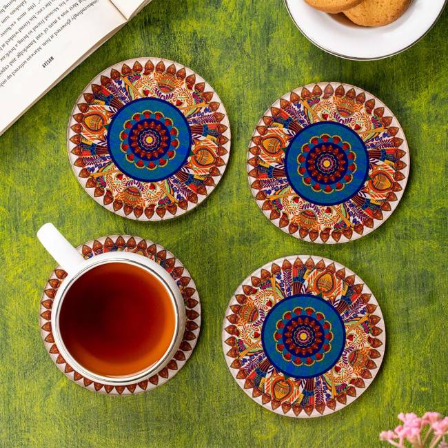 Glass Coasters (Set of 4) - Sylvan Egyptian