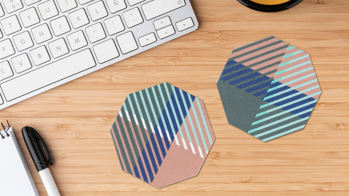 Octagonal Coasters - Royal Scottish