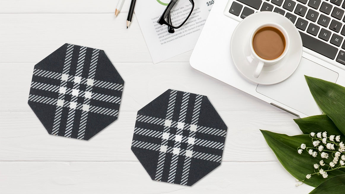 Octagonal Coasters - Scottish Pride