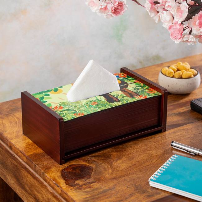 Tissue Box - Tropical Lush