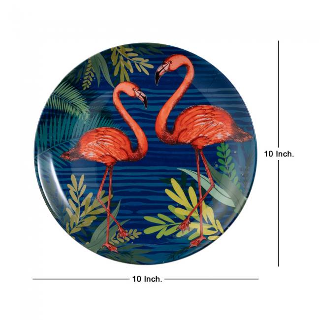 Decorative Wall Plate - FLAMINGOS