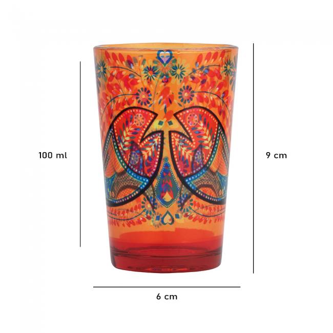 Chai Glasses - Truck Art