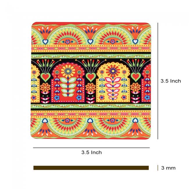 Wooden Coasters - Truck Art