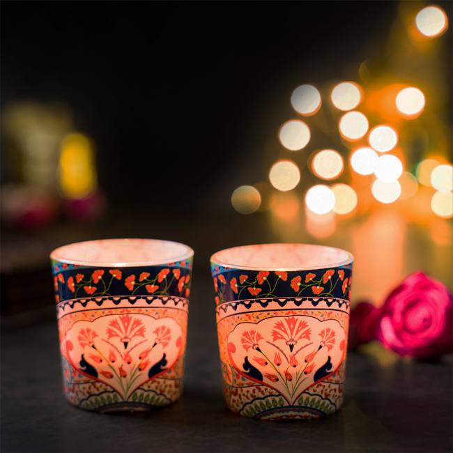 Decorative Votive Holder| Perfect Gift for Home | Kolorobia turkish-fervor-candle-votives