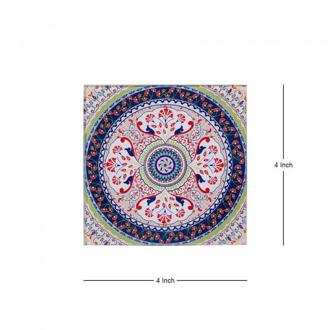 Glass Coasters (Set of 4) - Pristine Turkish