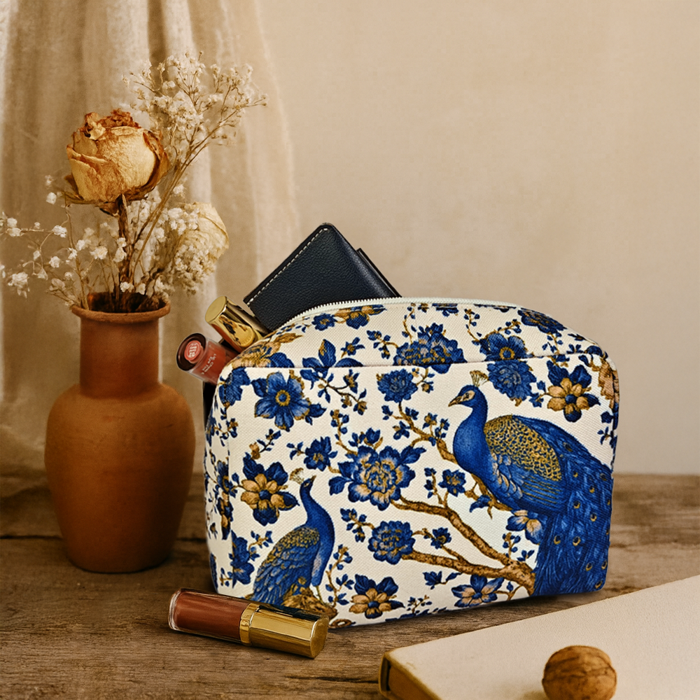 Travel Pouch - Imperial Peacock Bloom