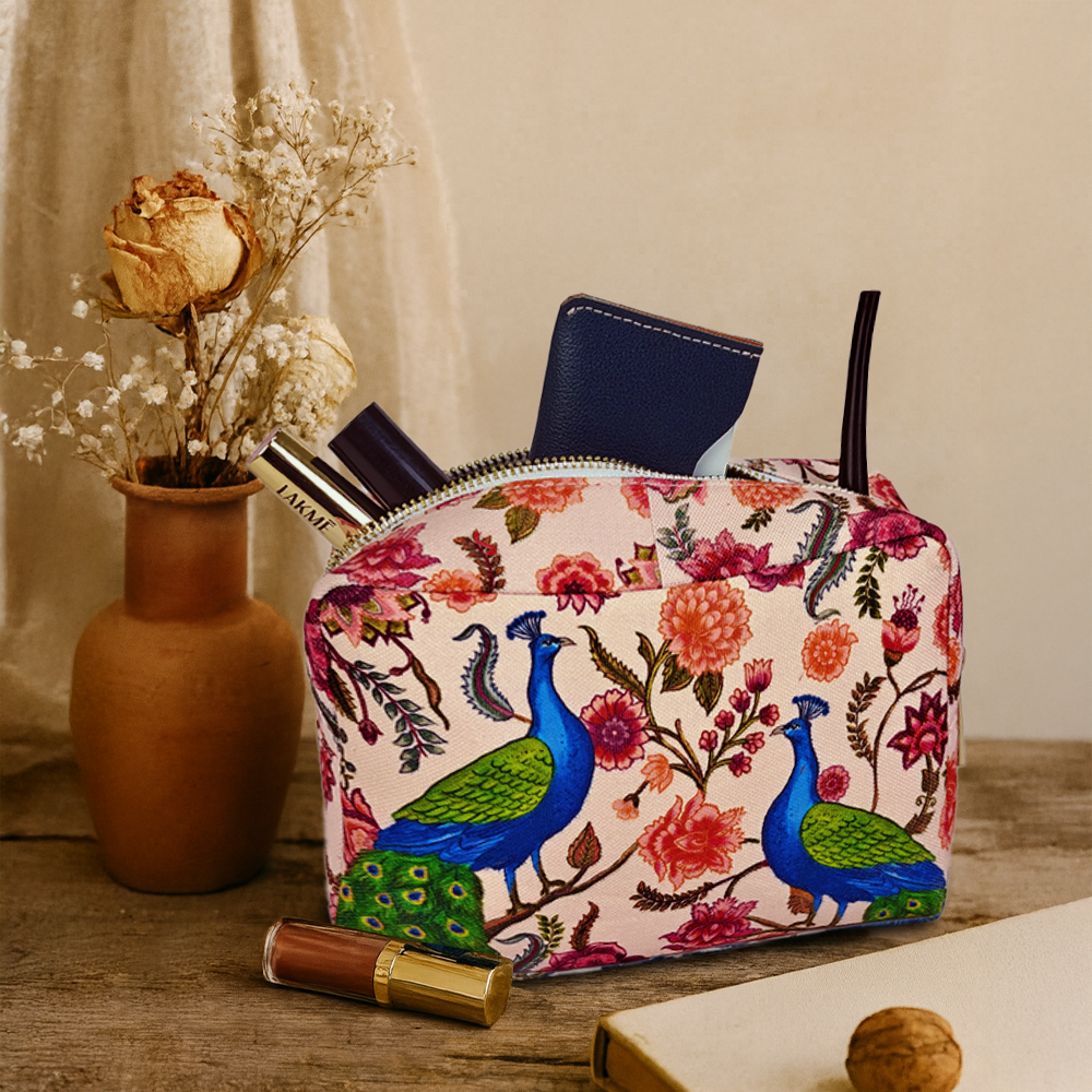 Travel Pouch - Garden Jewel Peacock