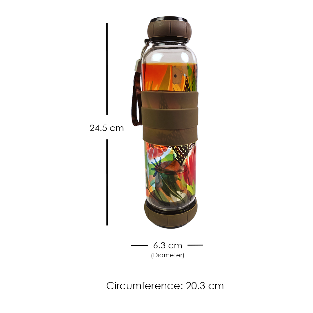 Infusion Bottle X Reversible Mat X Wooden Long Tea Chest