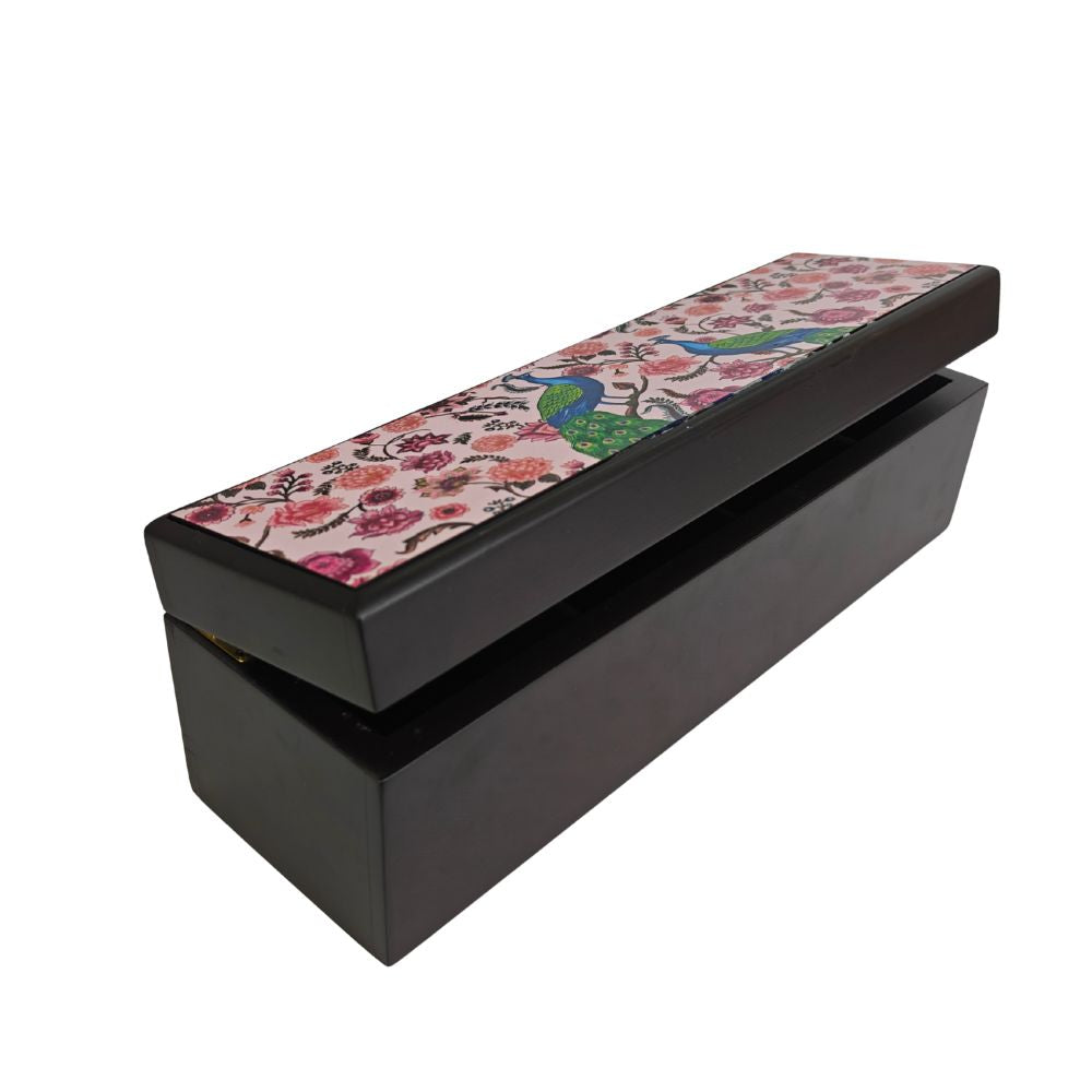 Long Tea Chest - Garden Jewel Peacock