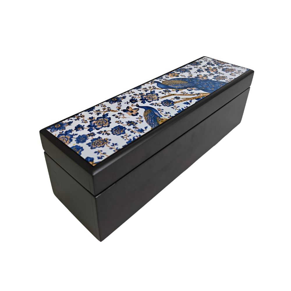 Long Tea Chest - Royal Plumage Paradise