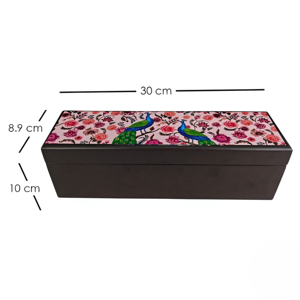 Long Tea Chest - Garden Jewel Peacock