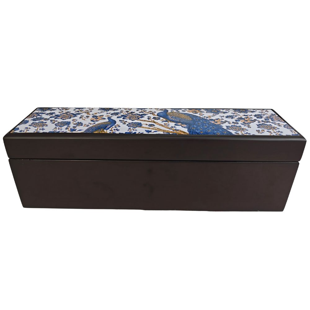 Long Tea Chest - Royal Plumage Paradise