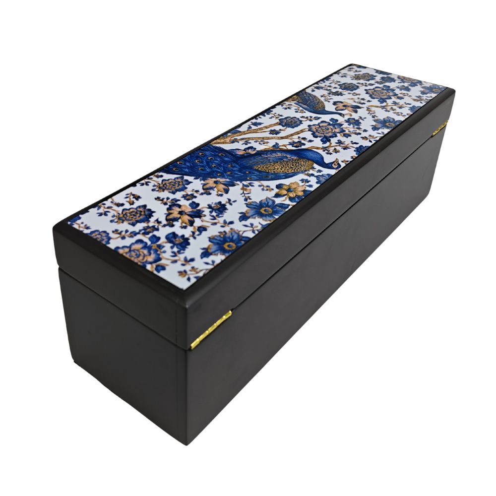 Long Tea Chest - Royal Plumage Paradise
