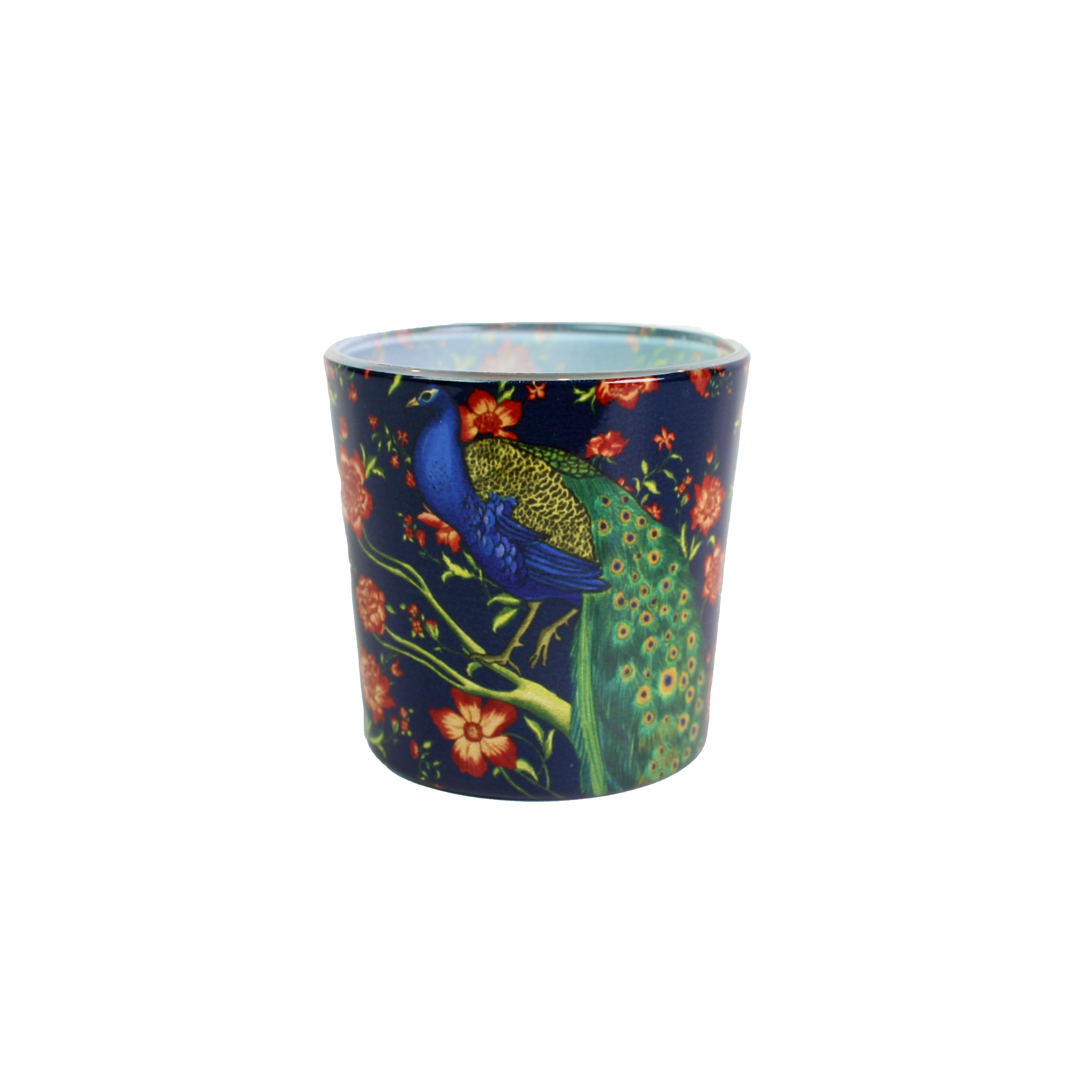 Candle Votives (Set of 2) - Peacock