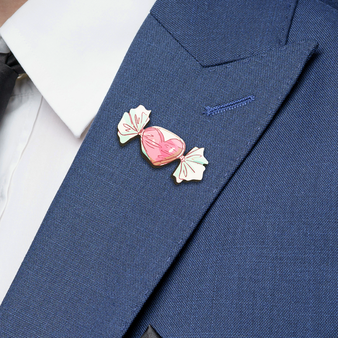 Lapel Pins - Sweetheart Candy