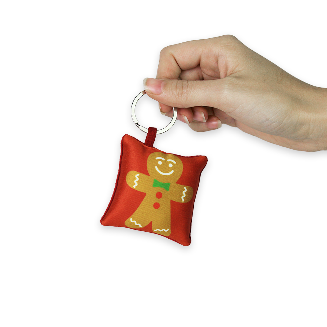 Cushion Keychain - Ginger Bread