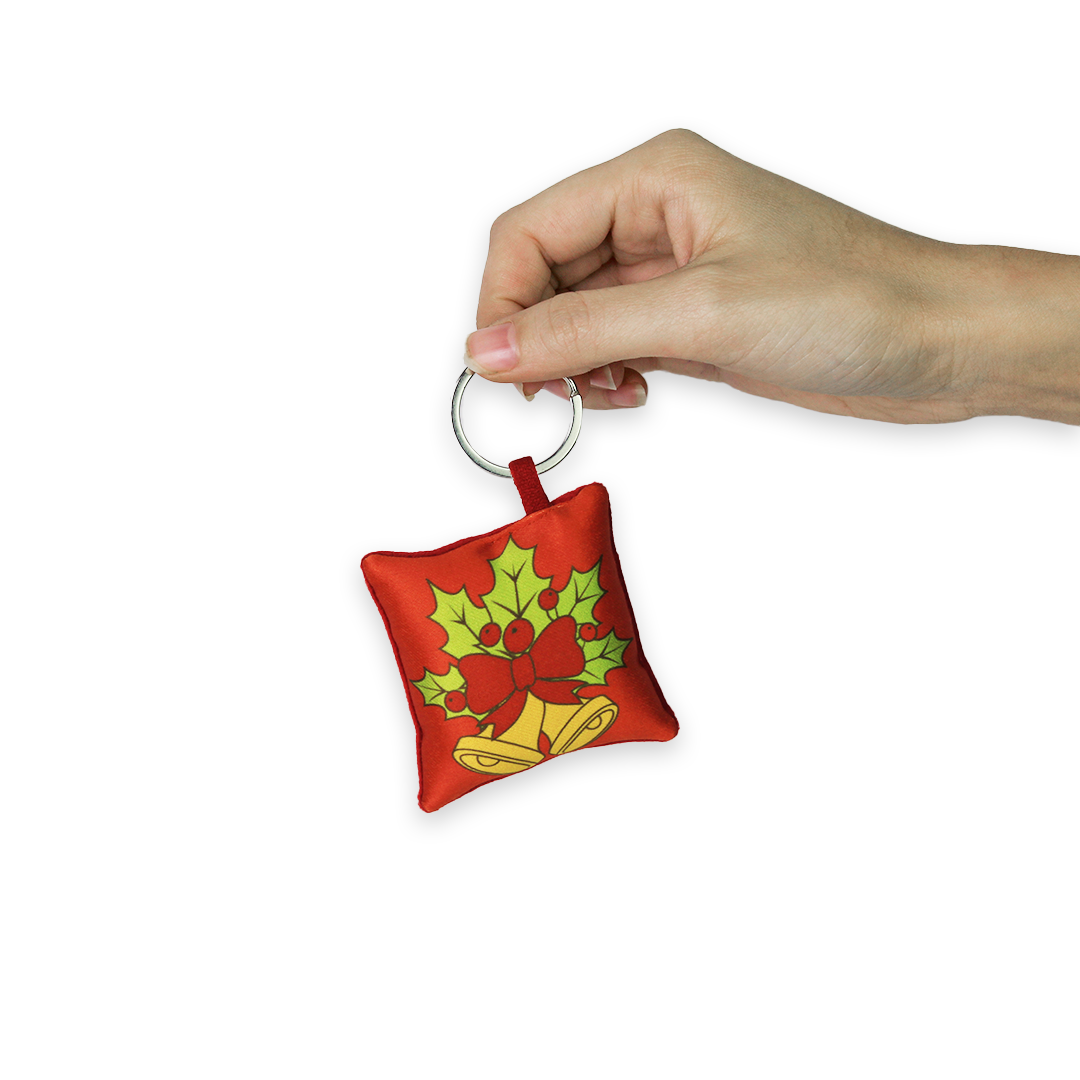 Cushion Keychain - Sleigh Bell