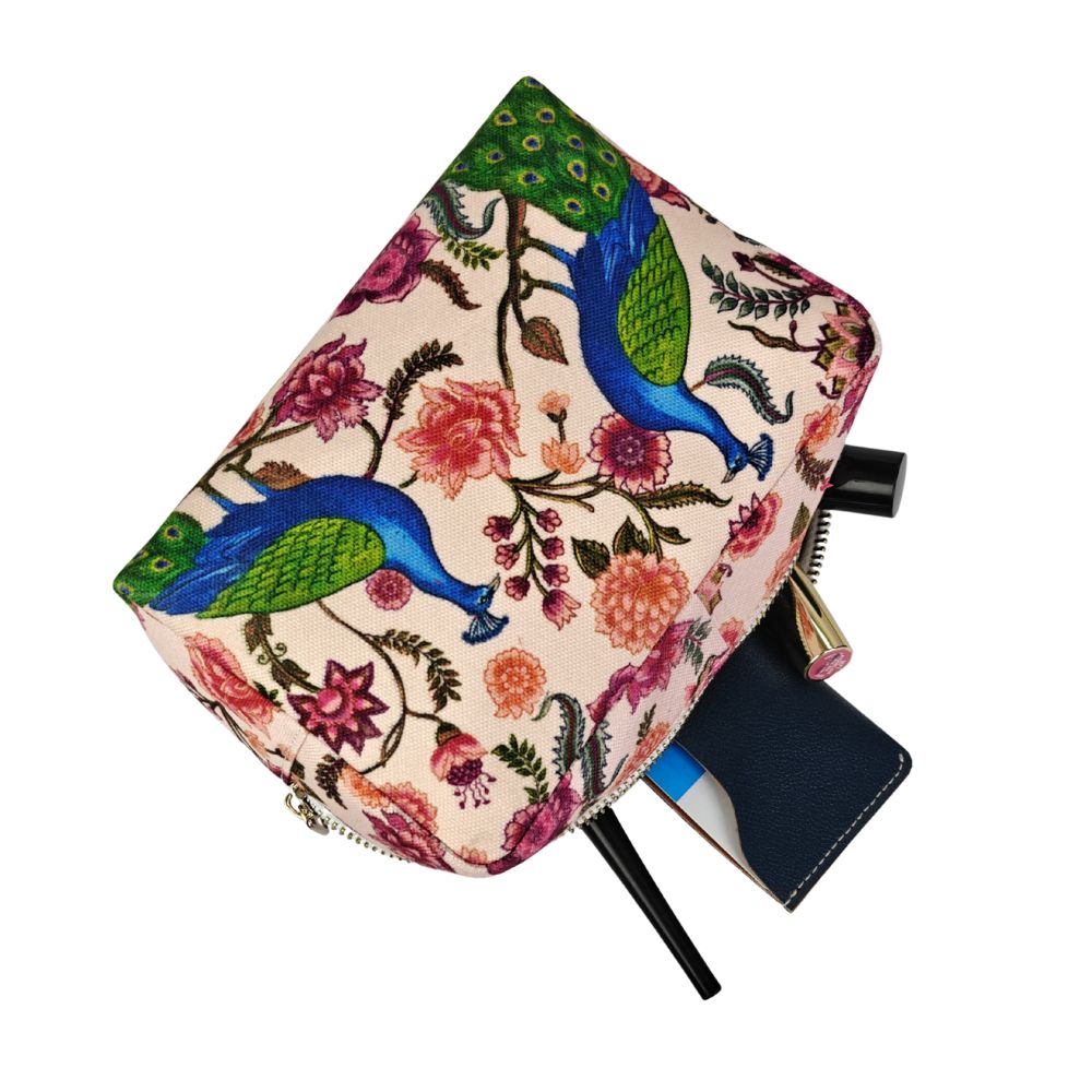 Travel Pouch - Garden Jewel Peacock