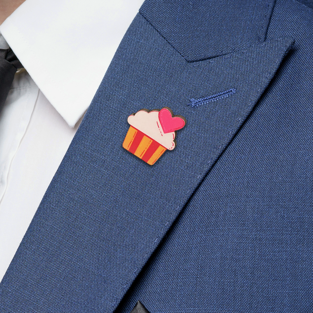 Lapel Pins - XO Cupcake