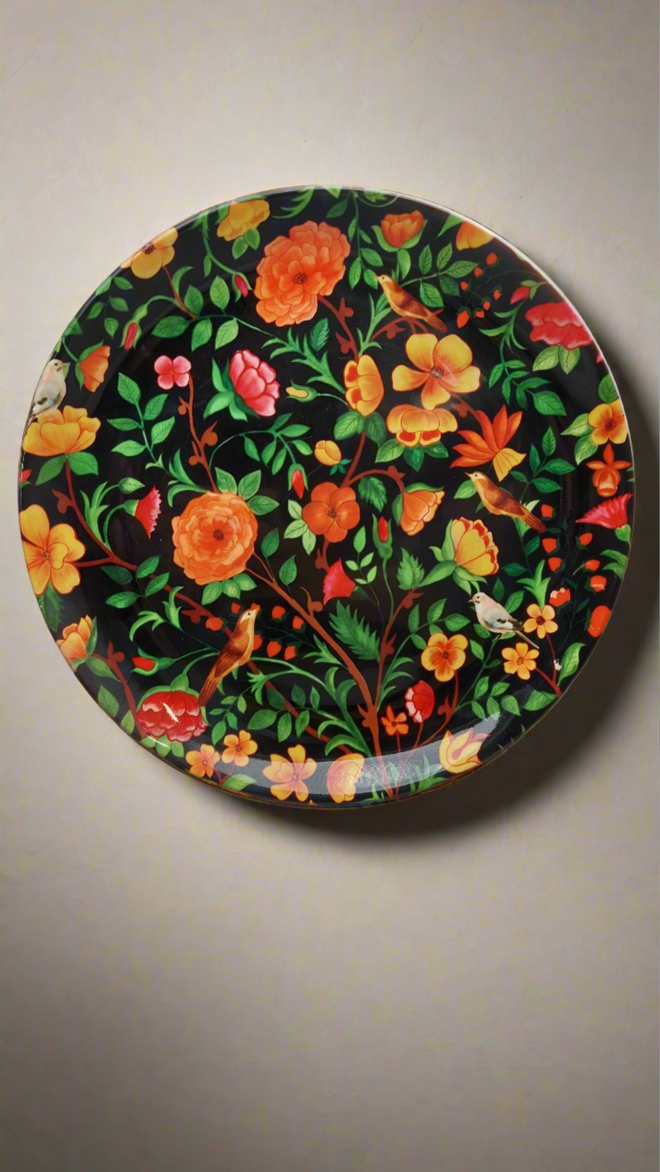 Decorative Wall Plates - Floral Lush