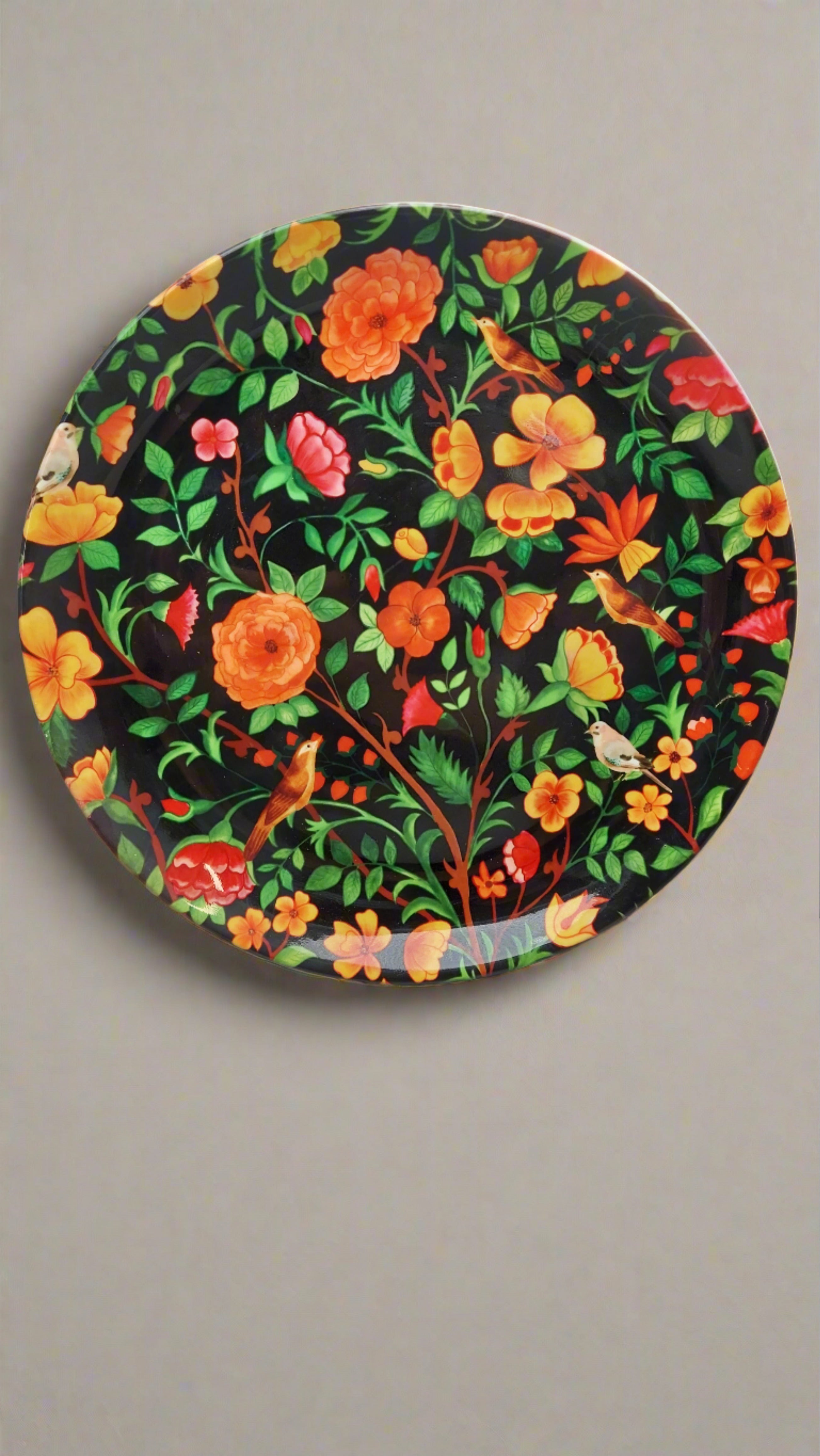 Decorative Wall Plates - Floral Lush