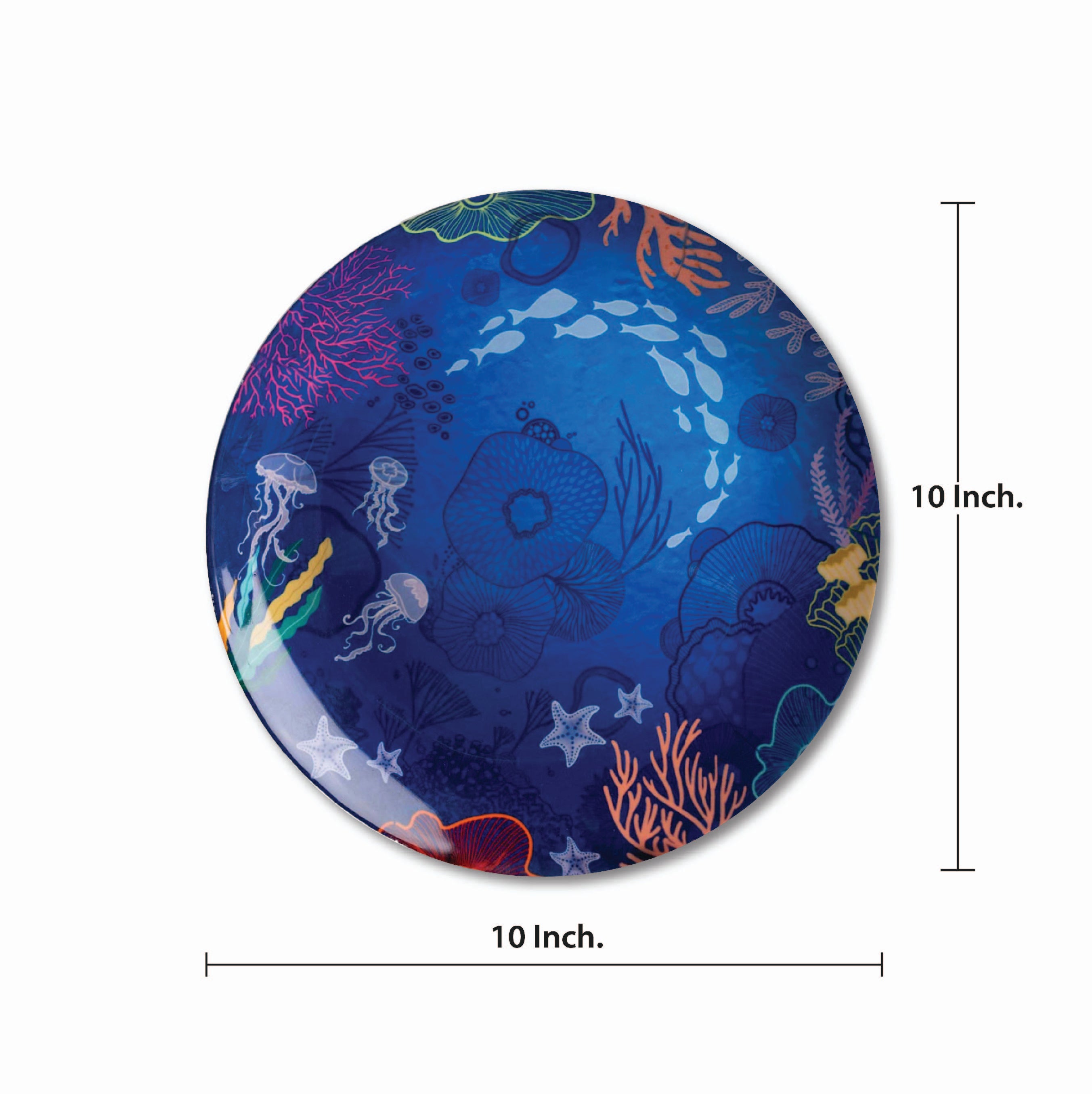 Decorative Wall Plates -the world residing underwater