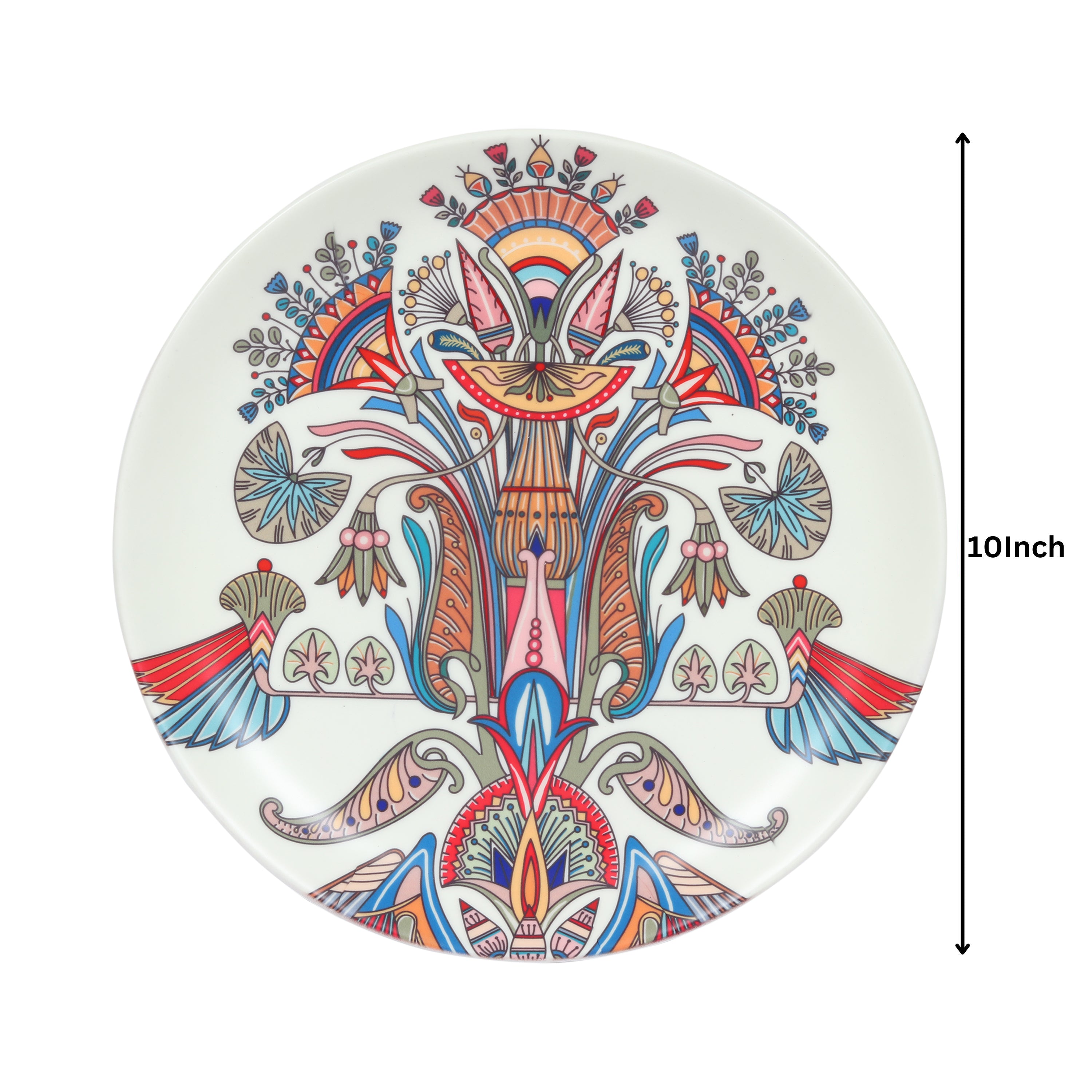 Decorative Wall Plate - The Sesen White Egyptian