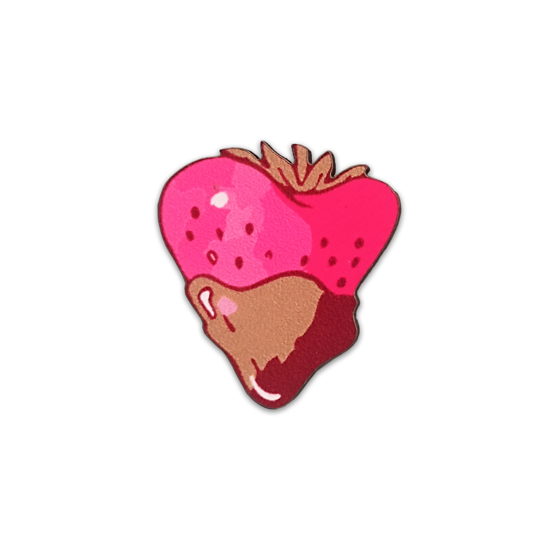 Lapel Pins - Strawberry Smooch