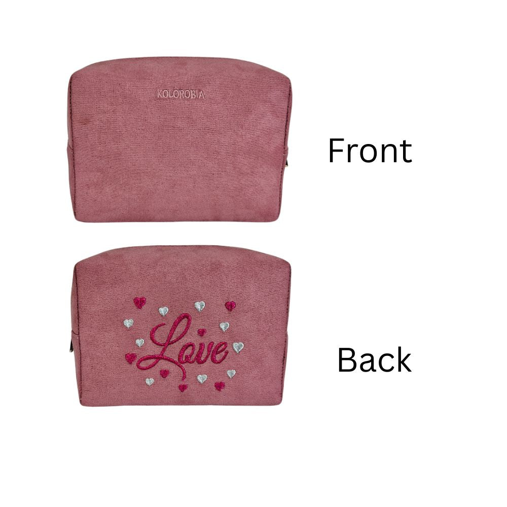 Travel Pouch - Rose Velvet Love