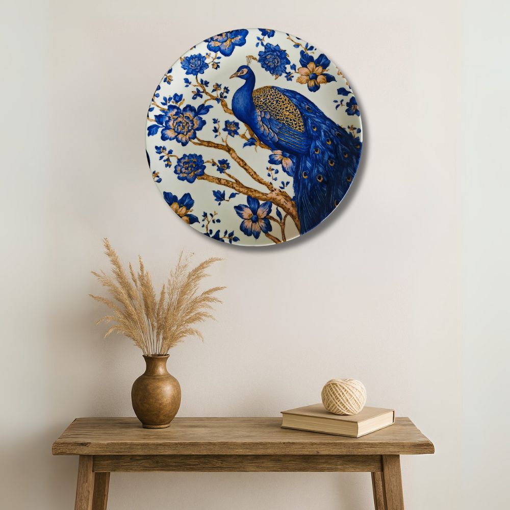 Decorative Wall Plate - Royal Plumage Paradise