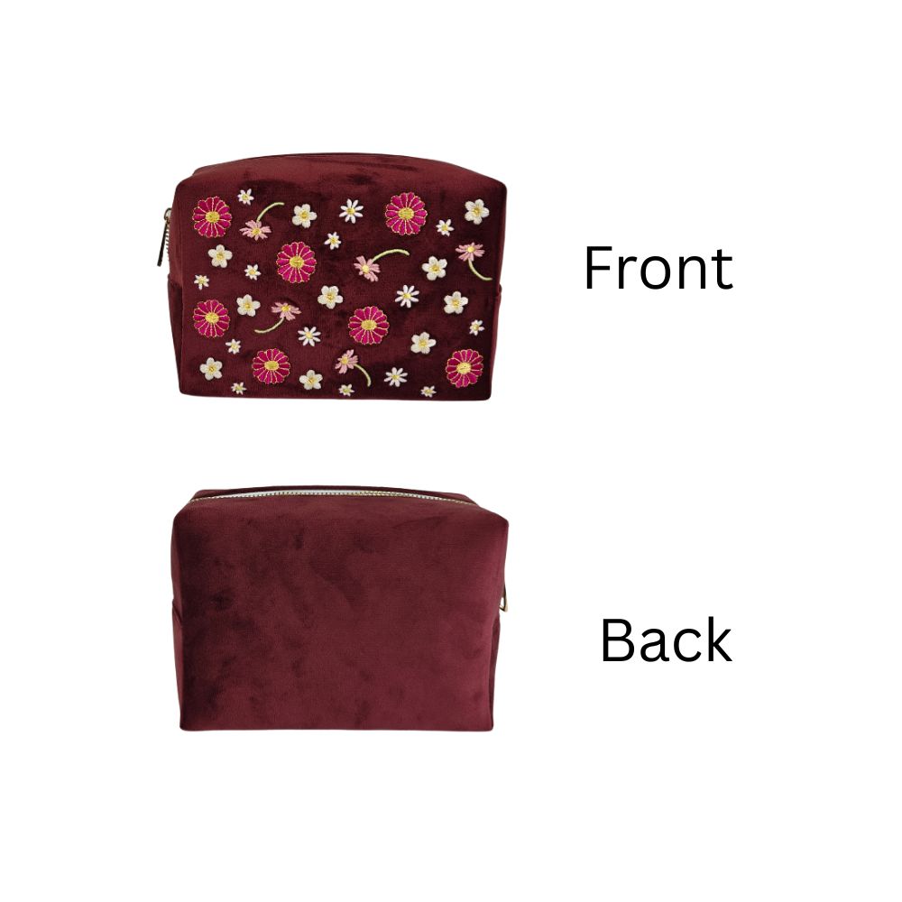 Travel Pouch - Wine Night Florals