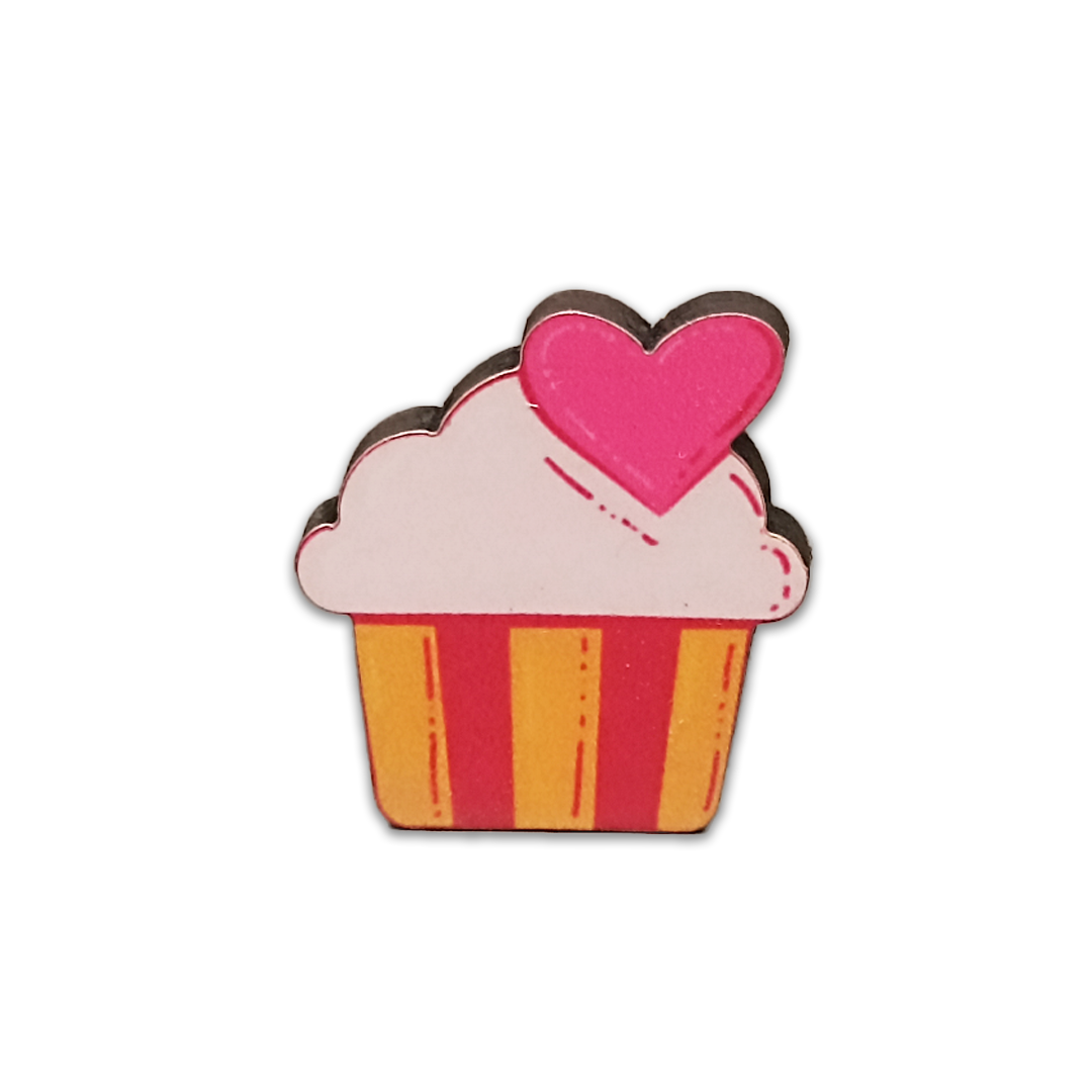 Lapel Pins - XO Cupcake