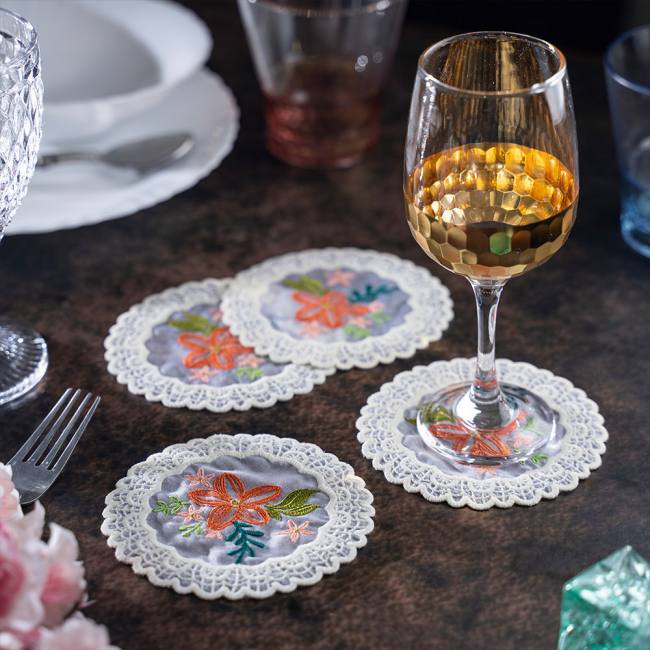 French Doilies - Floral