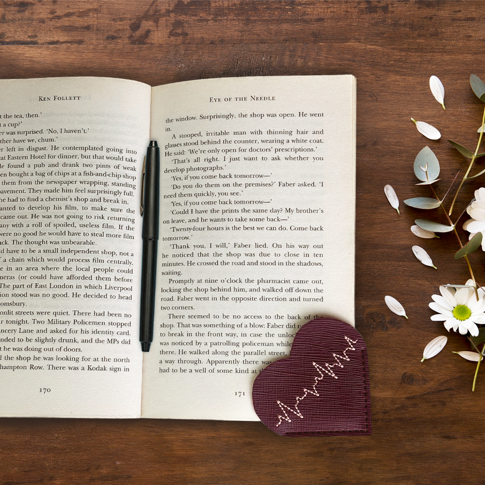 Love Unlocked Mahogany Bookmark