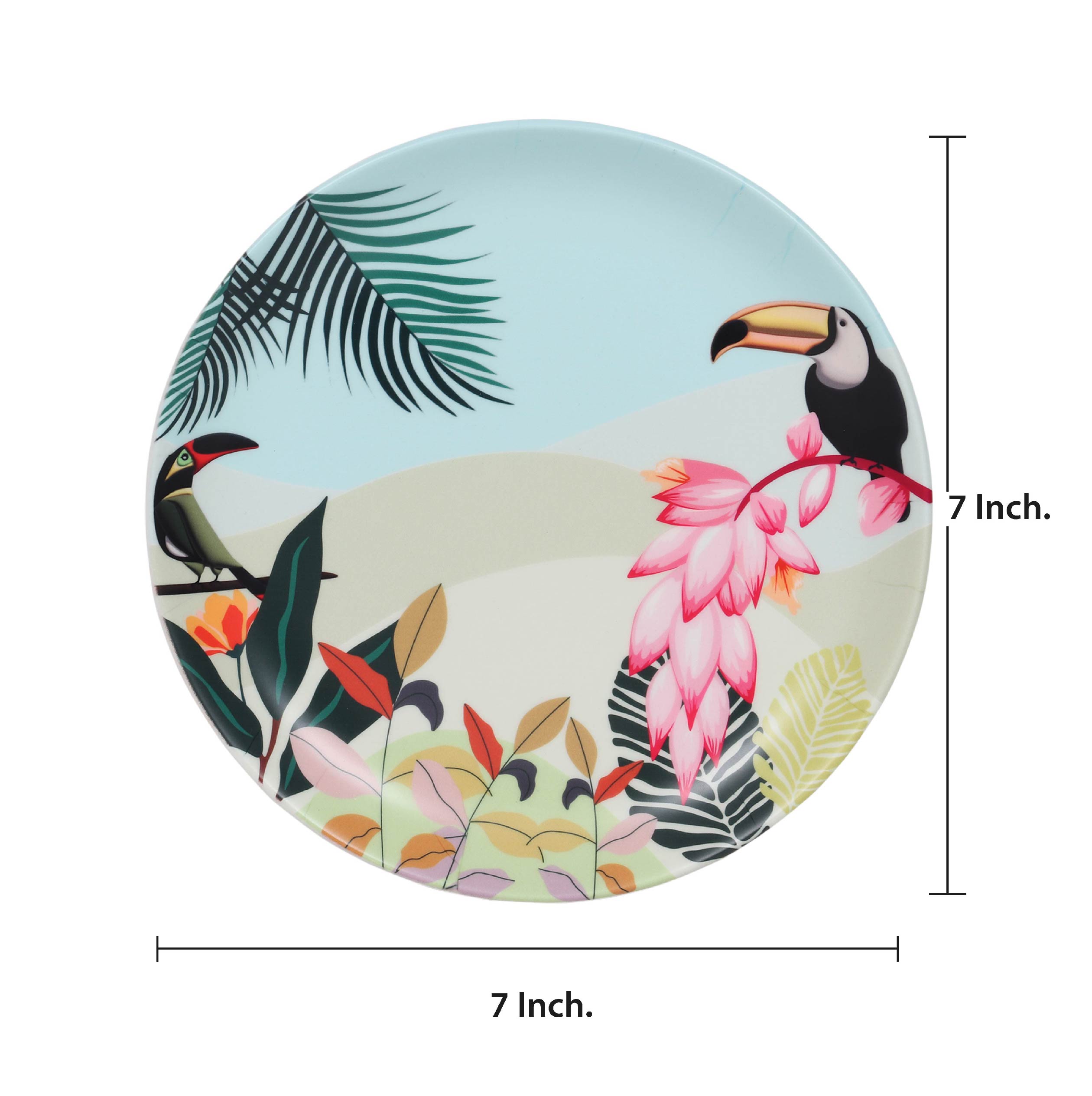 Decorative Wall Plate - Tropical Paradise