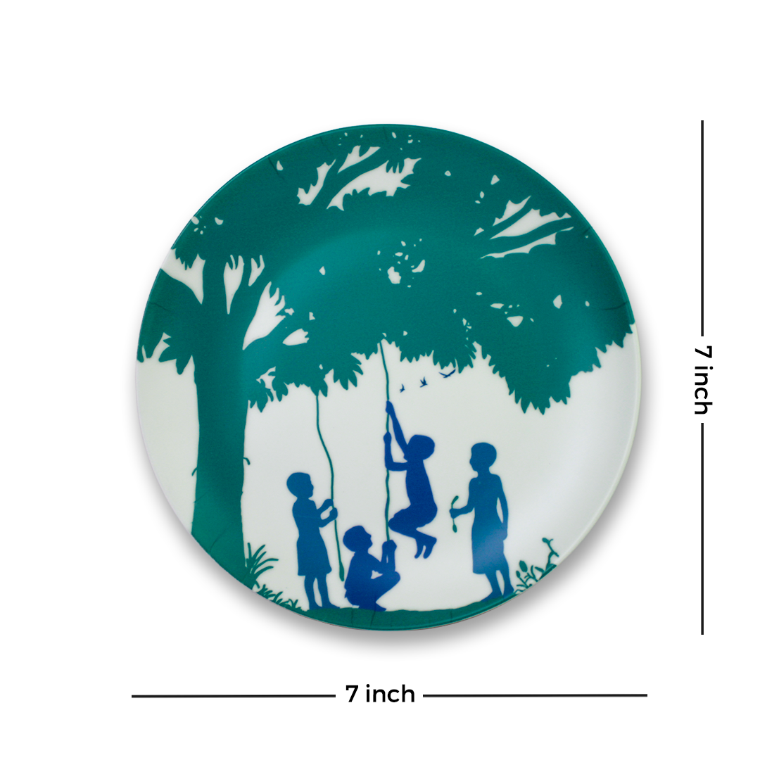 Decorative Wall Plate - Under the Banyan Tales