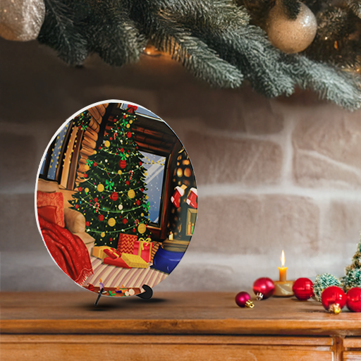 Decorative Wall Plates - Xmas Tree