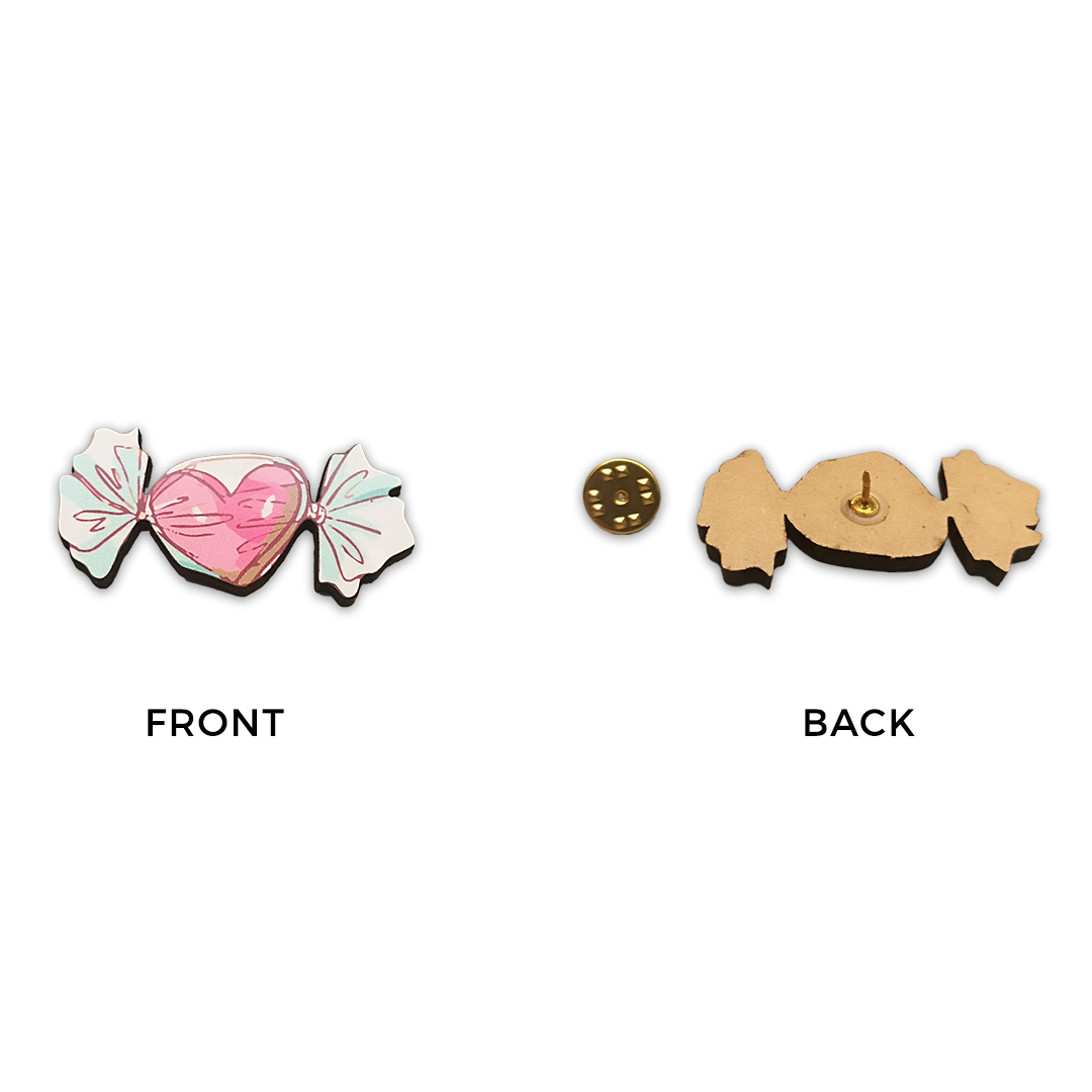 Lapel Pins - Sweetheart Candy