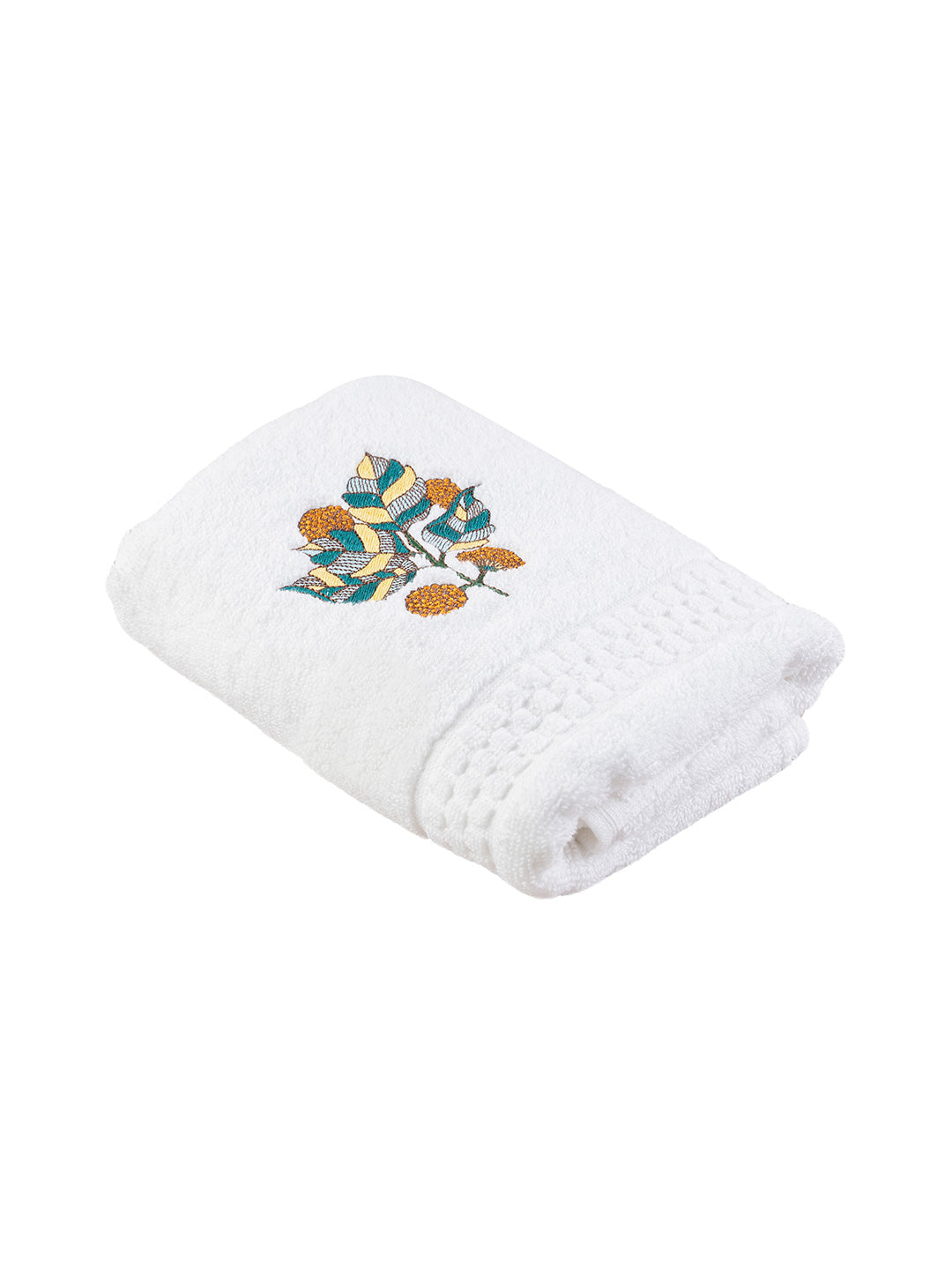 Hand Towels - Floral Gold Embroidered Gift Set