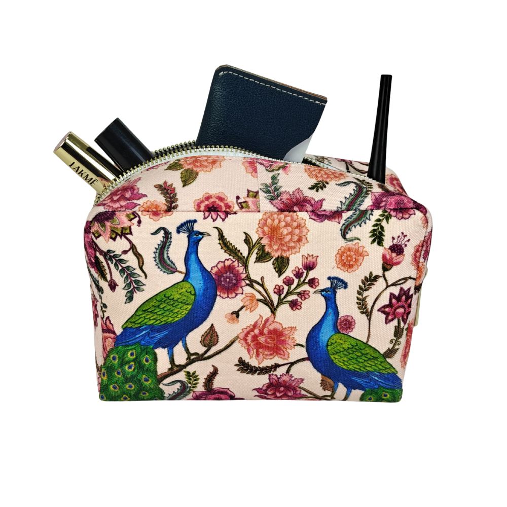 Travel Pouch - Garden Jewel Peacock