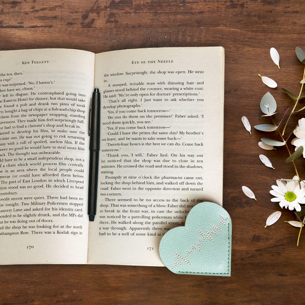 Love Unlocked Pale Teal Bookmark