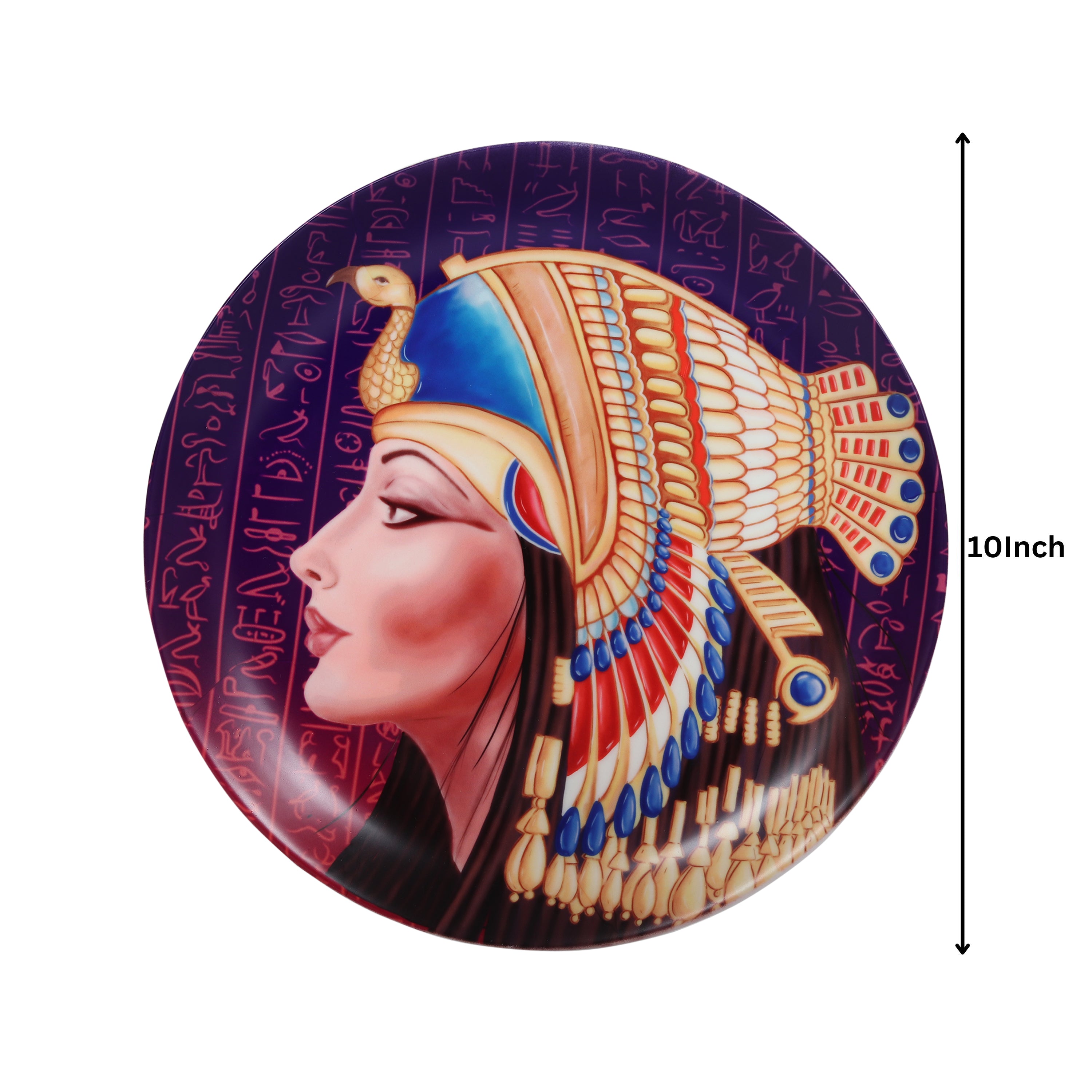 Decorative Wall Plate - Egyptian Queen