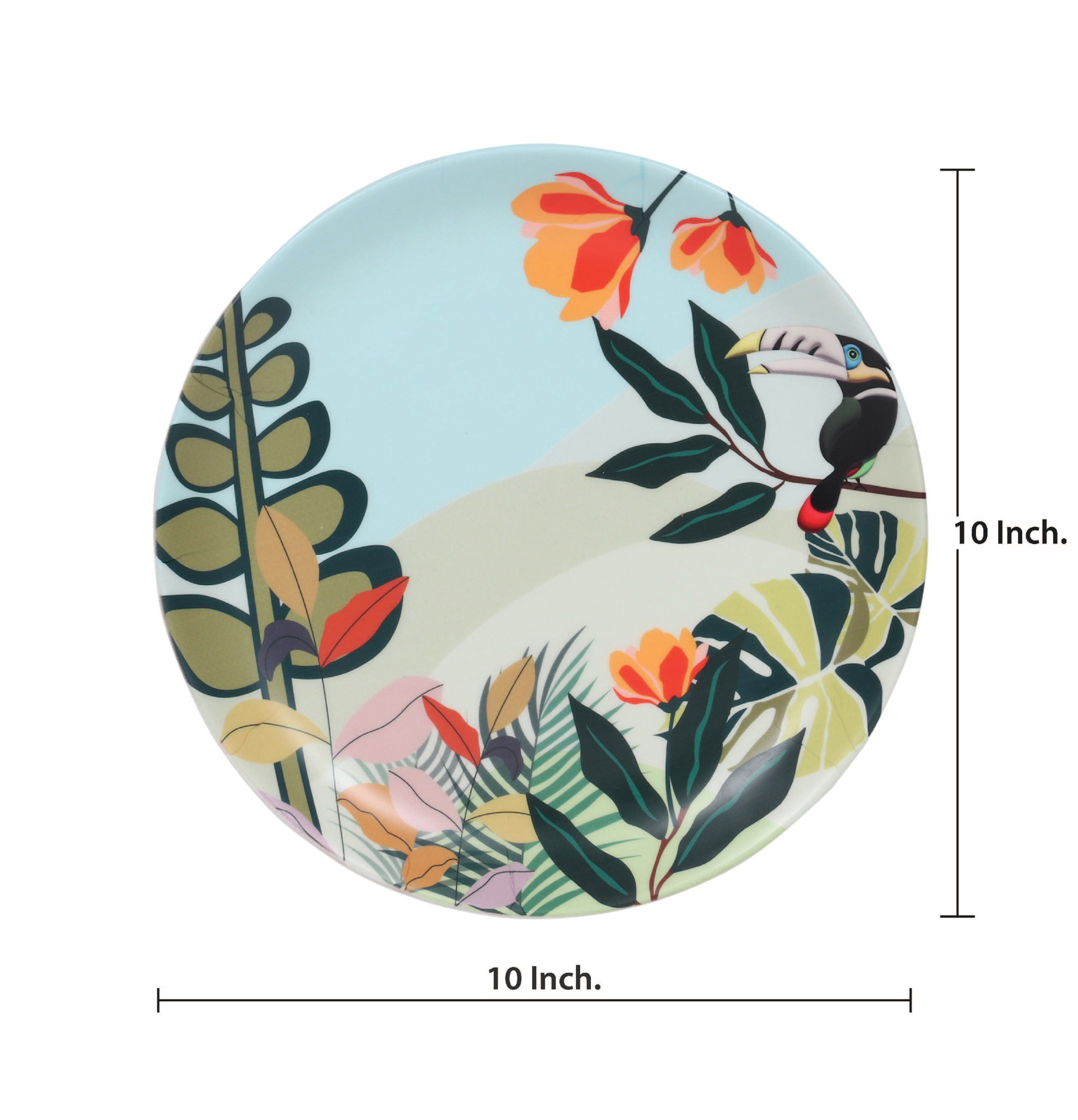 Decorative Wall Plate -Tropical Island