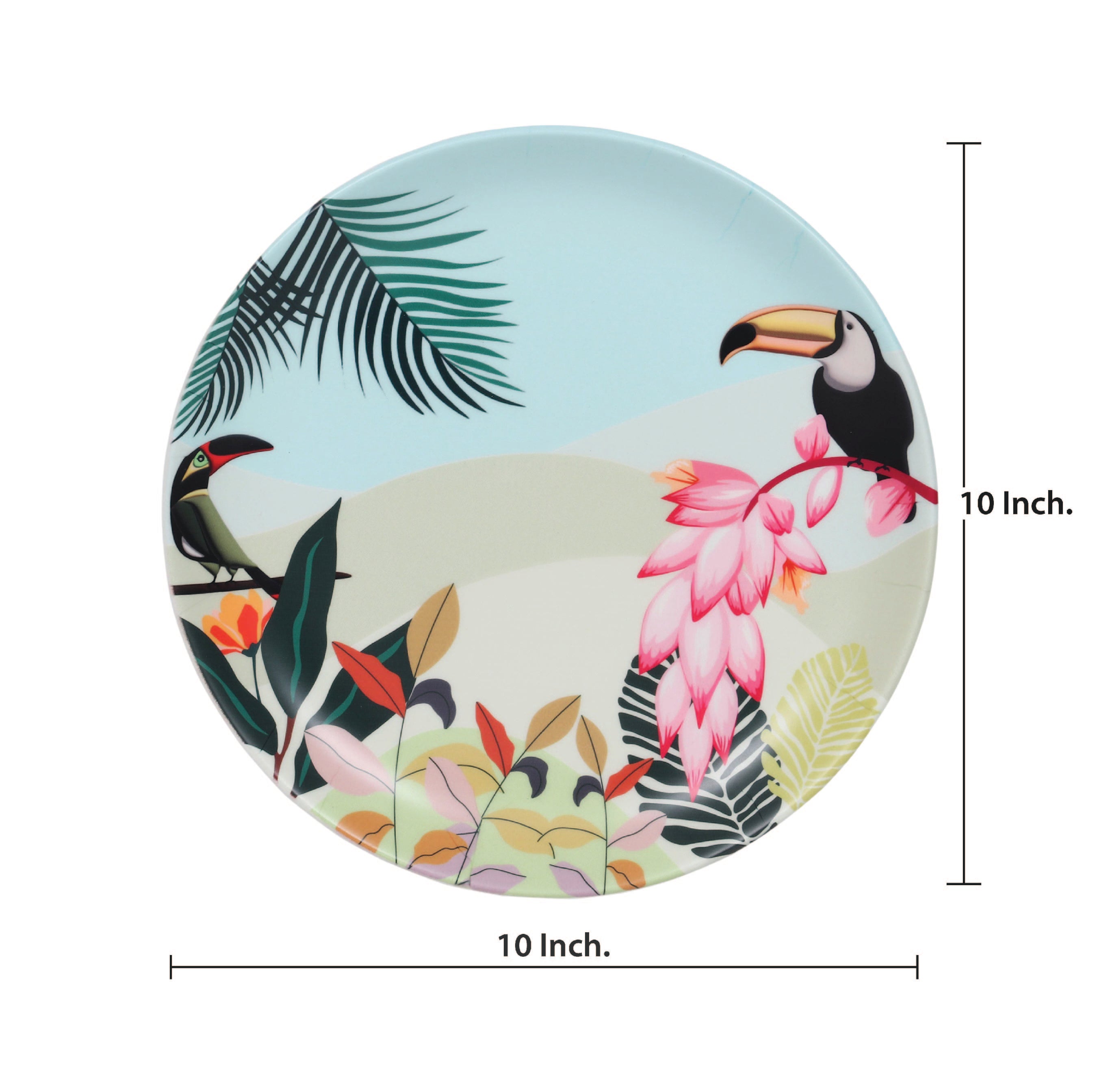 Decorative Wall Plate - Tropical Paradise