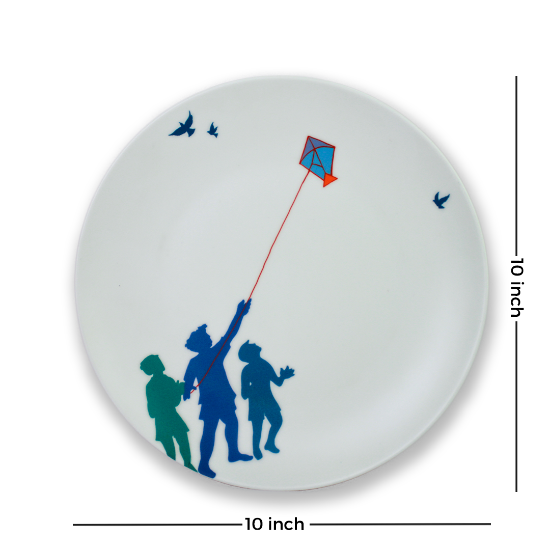 Decorative Wall Plate - Kite Dreams