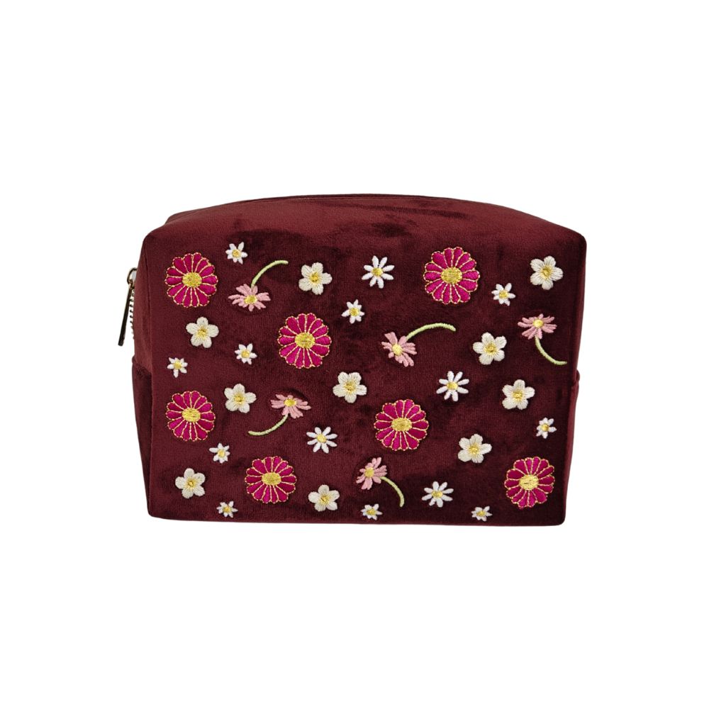 Travel Pouch - Wine Night Florals
