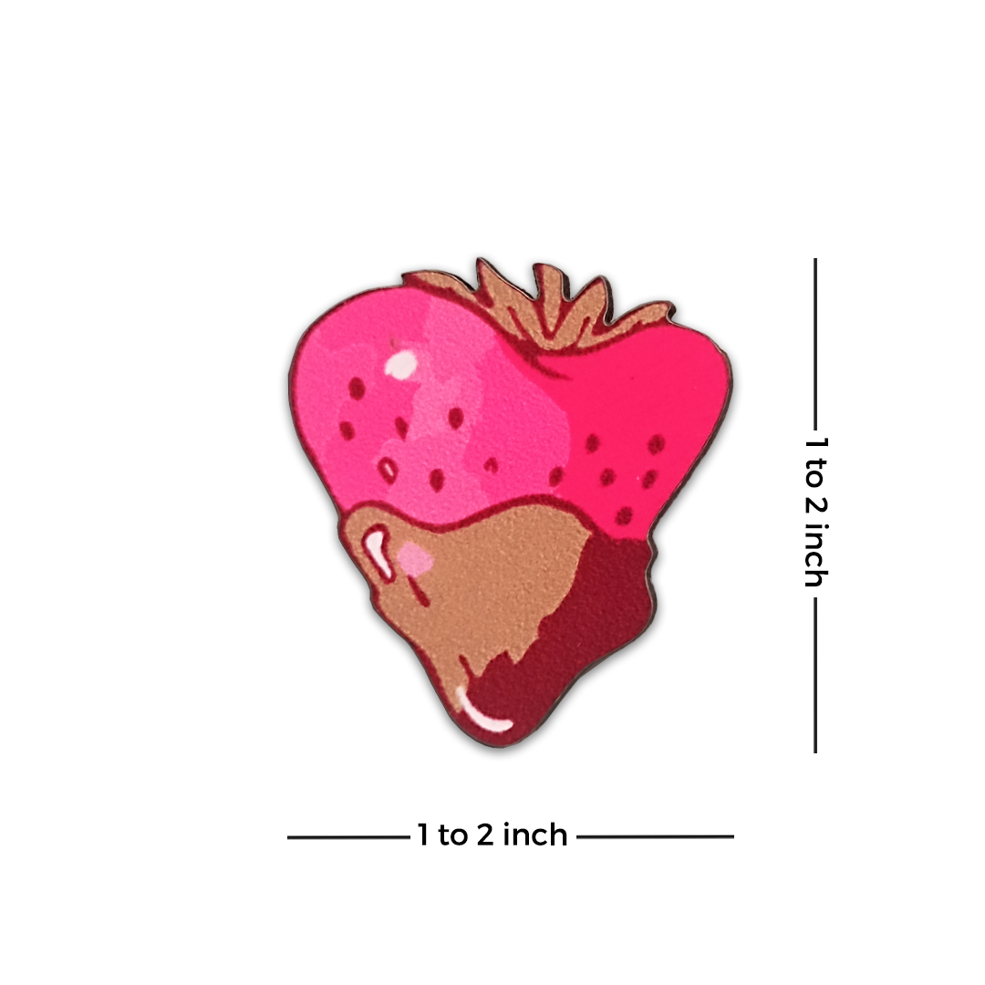 Lapel Pins - Strawberry Smooch