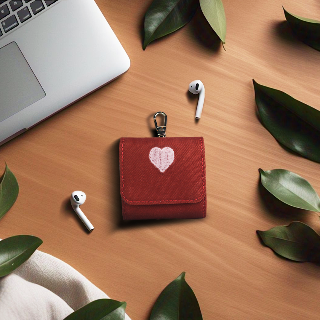 Heartstrings Mobile Sling Bag & Sweet Heart AirPods Cover Combo