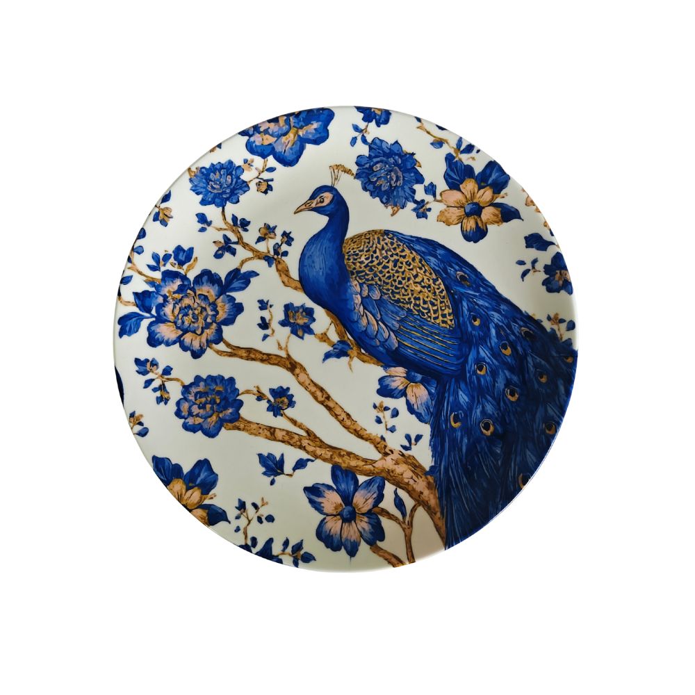 Decorative Wall Plate - Royal Plumage Paradise